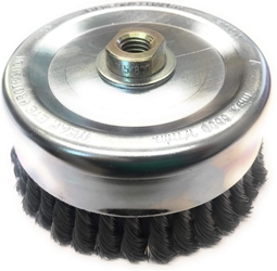 6" X .020 5/8-11 AH Knot Cup Brush Lessmann 