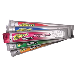 SQW-159200231 3oz Yield, Sqwincher Sqweeze® ZERO Freezer Pops, Assorted Flavors (case of 150) 