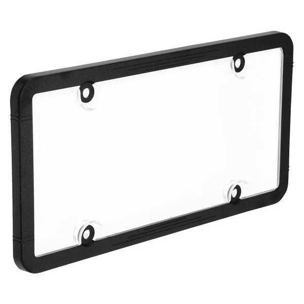 Bell License Plate Cover, Clear/Black 