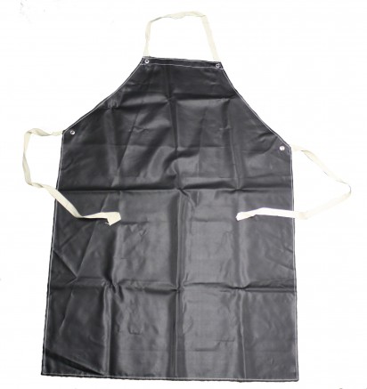 BLACK NITRILE COATED APRON 