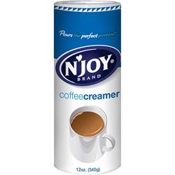 NJoy Regular Powdered Non-Dairy Creamer 12 Ounce Container 