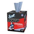 Scott Blue Shop Towels Original, Pop-Up Dispenser Box- 200 Sheets/Box