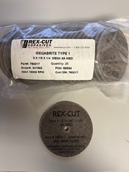 3 x 1/8 x 1/4 MEGA 8A Unitized - Rex Cut 