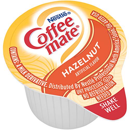 Coffee-mate Hazelnut Singles- .375 fl- 180CT 