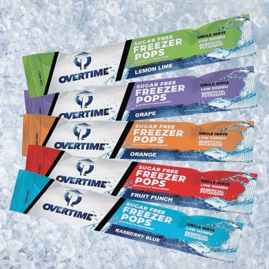 Overtime- Sugar Free- Freezer Pops- 5 Flavor- Variety Pack- 150 Per Case 